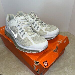 Nike Air Max + 2013 men's 14 athletic shoes 554886-100